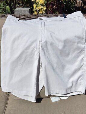 Nike Golf Dri-FIT Standard Fit Shorts Mens 34 Light Bone Off White Performance